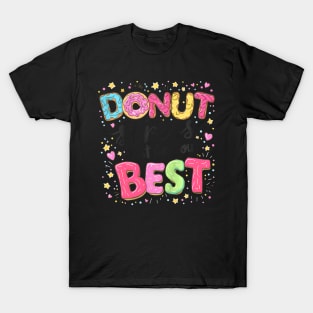 Donut Stress Best Test Day Teacher Student Kids T-Shirt